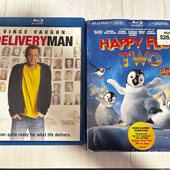 Delivery Man, Happy Feet Two Blu-ray - Picture 1 of 2